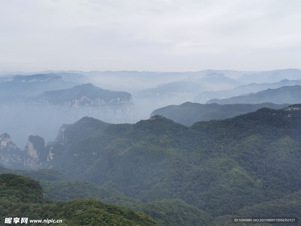 太行山 云台山 云海 山景