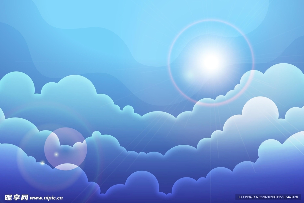 天空白云