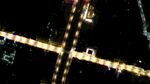 城镇道路夜景鸟瞰-11