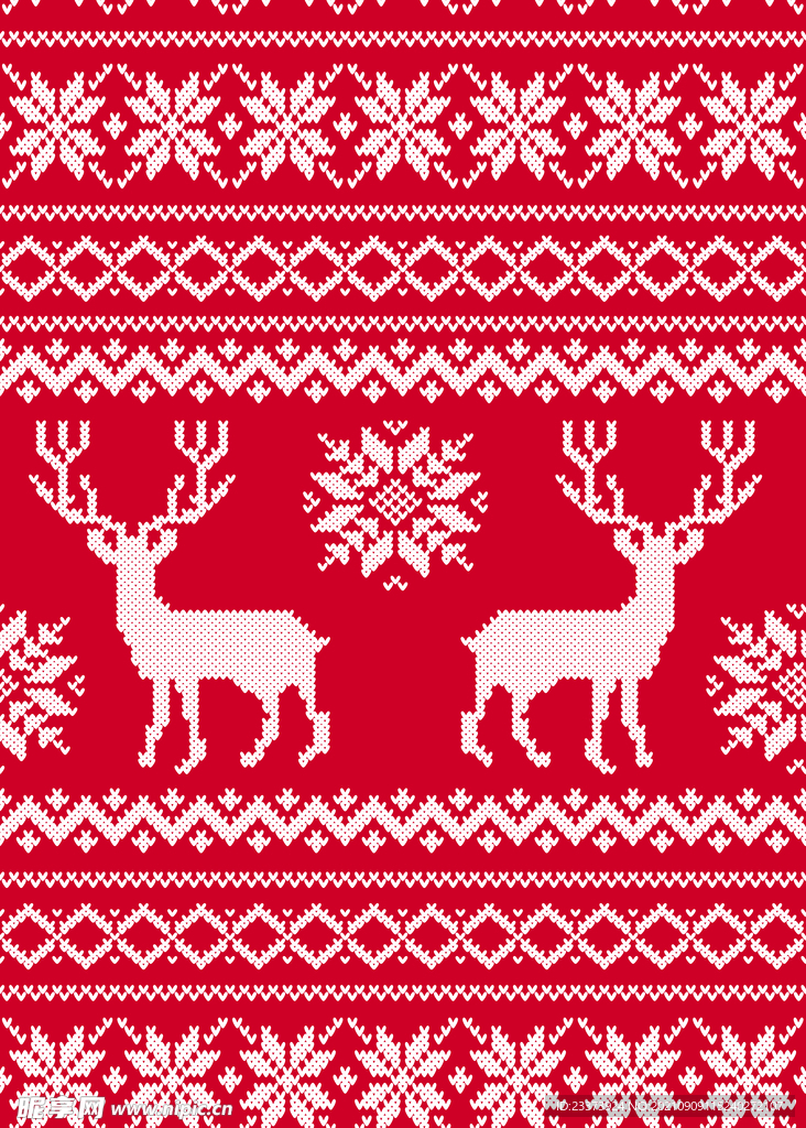针织 鹿