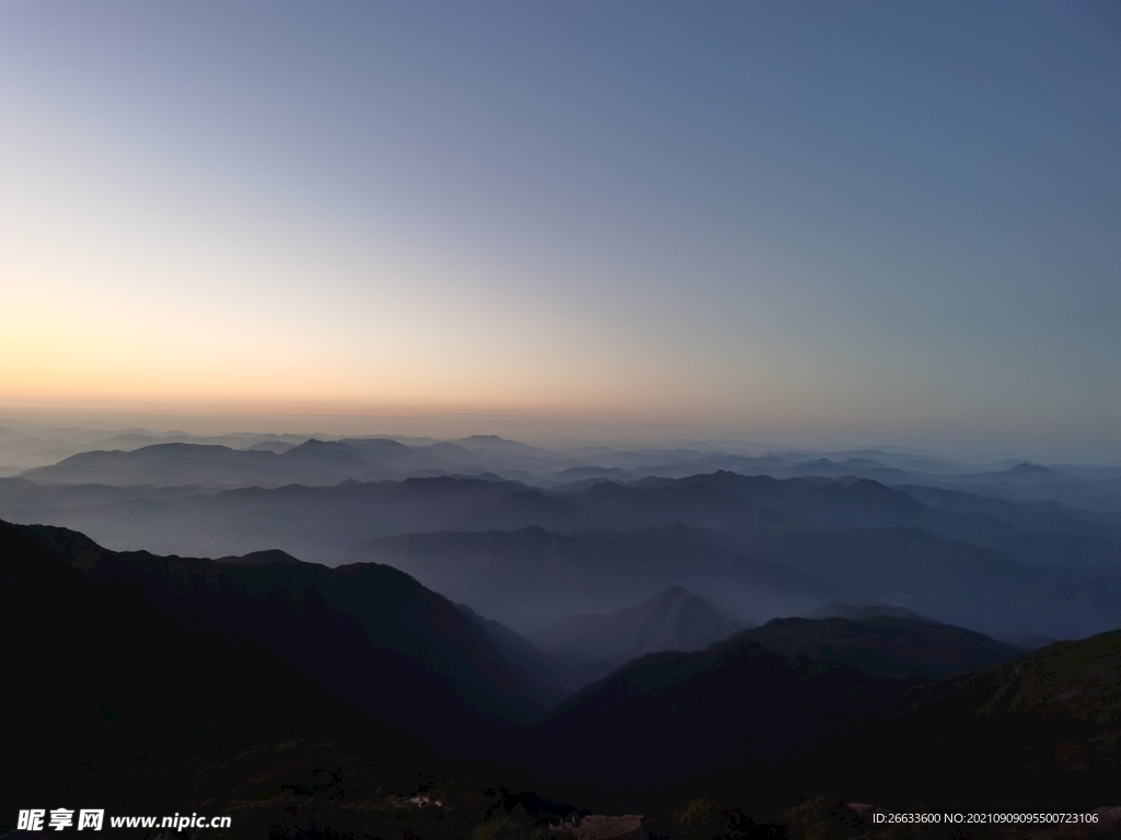 石牛山 日出