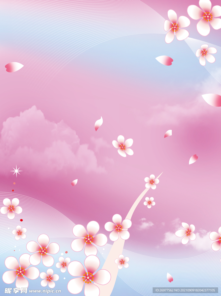 桃花背景