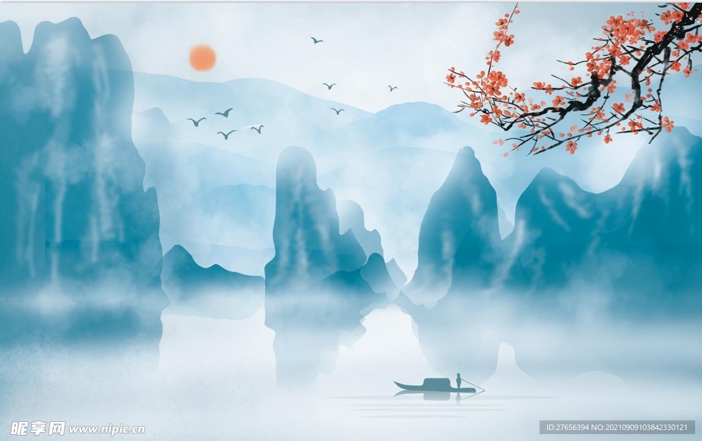 山水画 