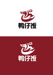 鸭饭标识设计