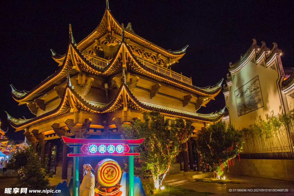 永州零陵古城 溪街夜景