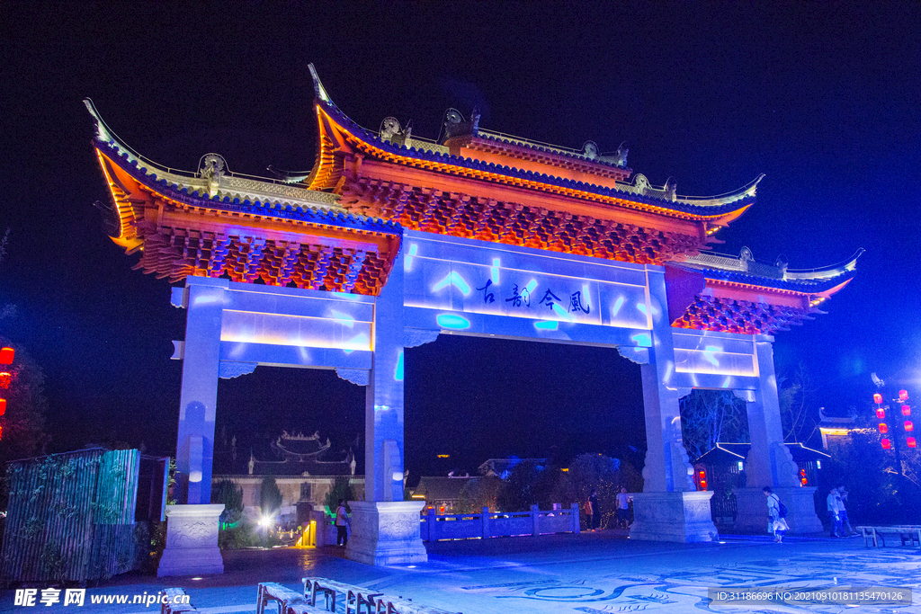 永州零陵古城 溪街夜景