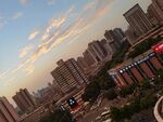 夕阳下的街道