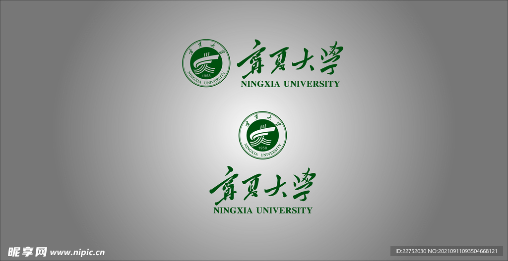 宁夏大学LOGO 元素标识宣传