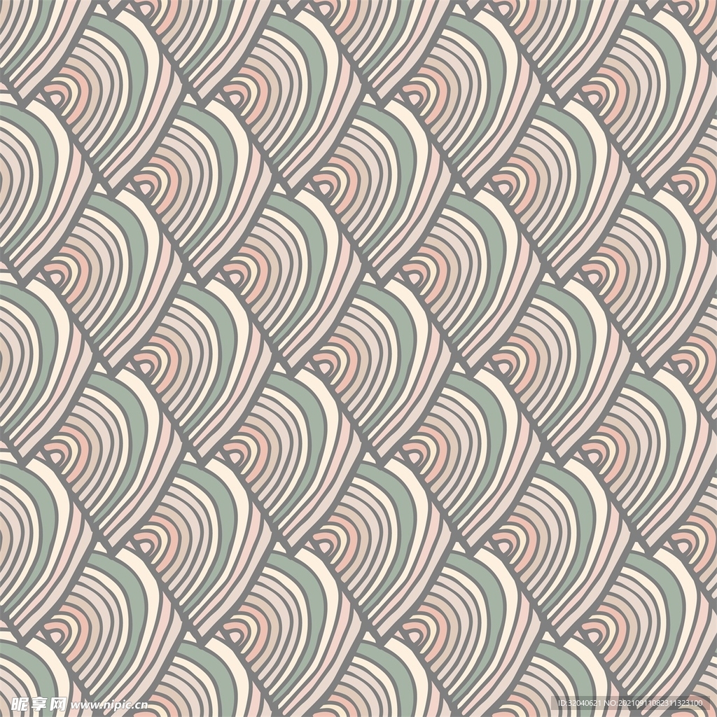 手绘波浪底纹