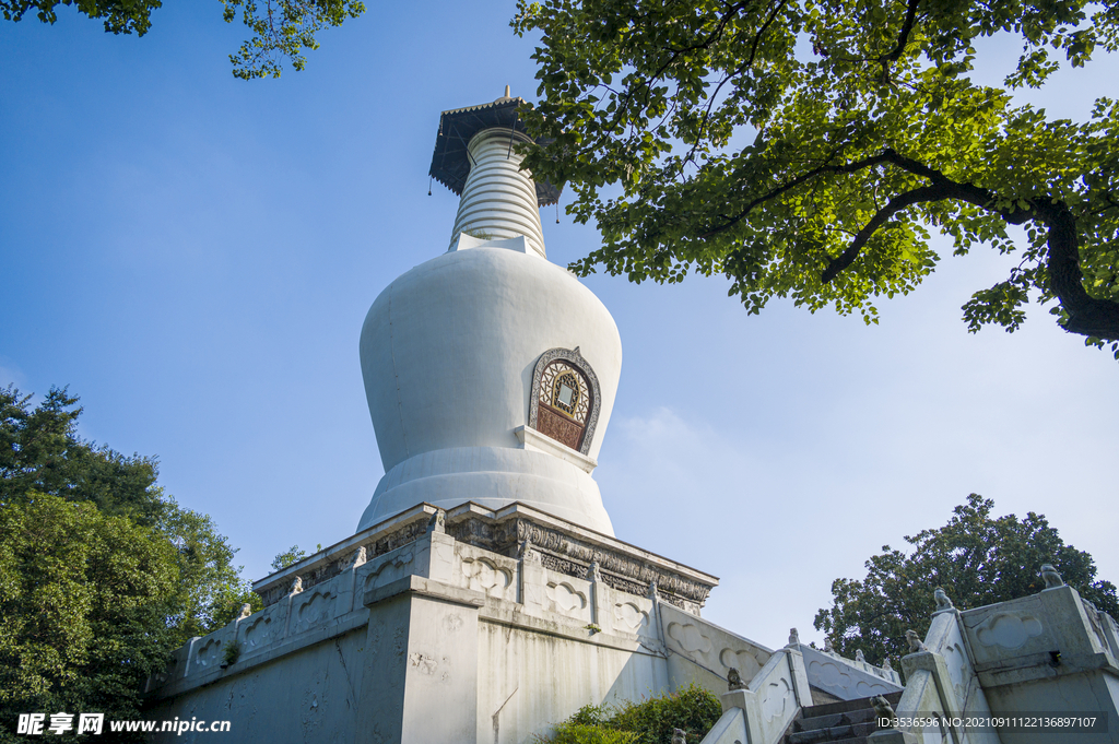 瘦西湖白塔 