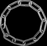 酸性金属锁链png素材