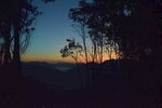 日出 夕阳  山顶 剪影 摄影