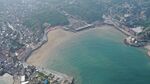 福建温岭金沙滩旅游航拍 