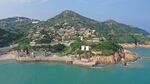 福建温岭金沙滩旅游航拍 