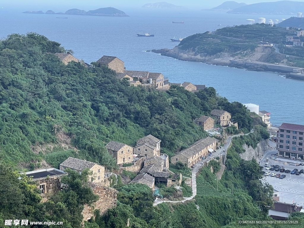 福建温岭金沙滩石屋