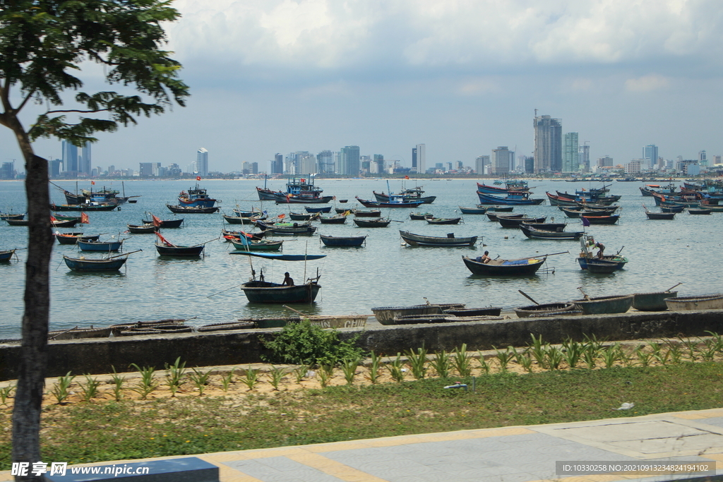 越南港口海湾岘港海滩