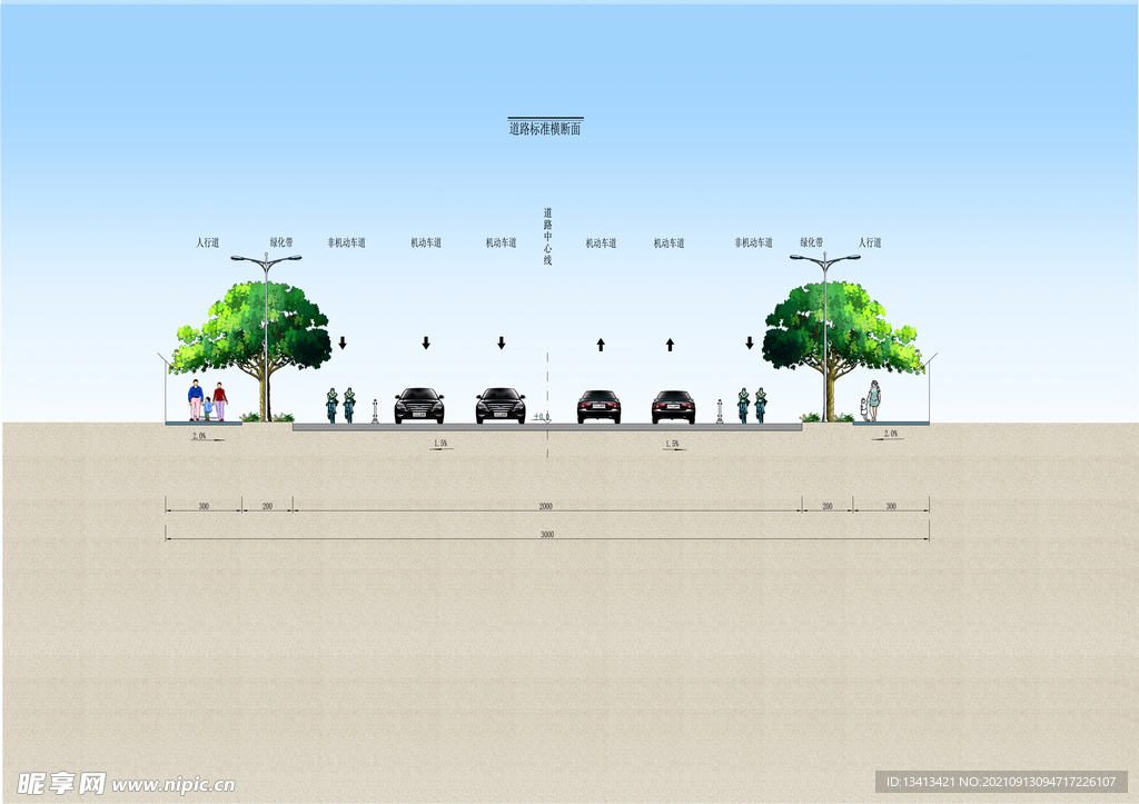 道路横断面