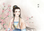 中国古典美女漫画海报