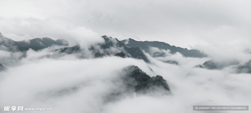 翠华山云海风景