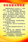 学校食堂消毒制度
