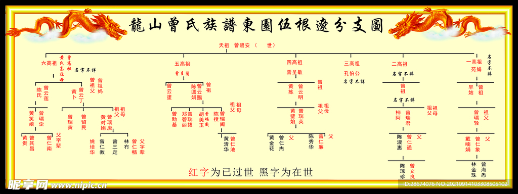 族谱设计排版