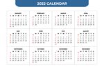 2022年台历