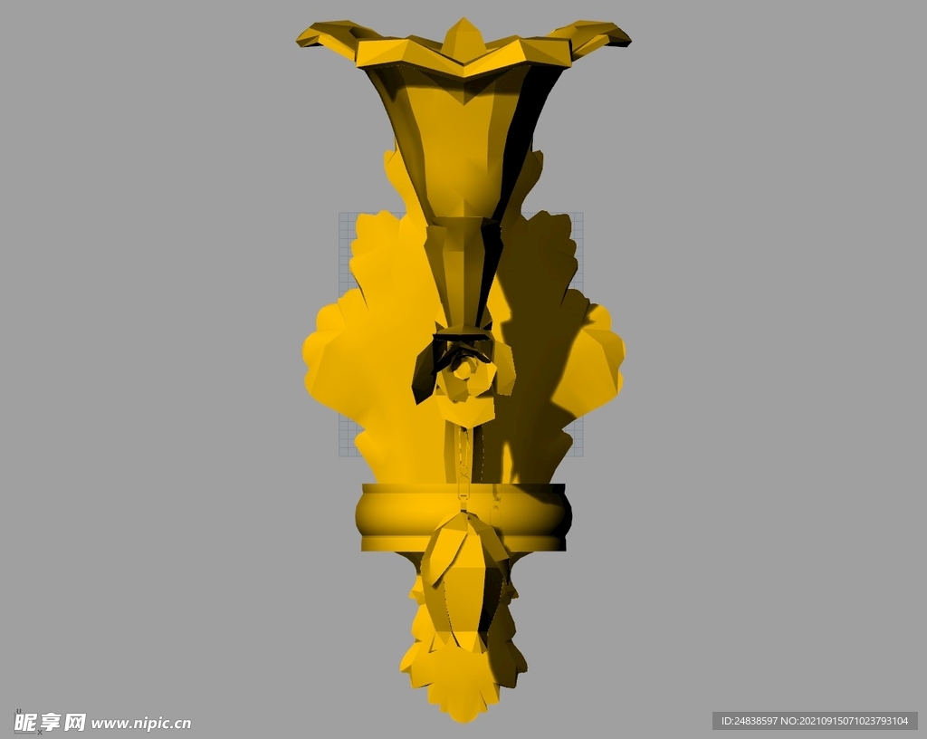 CAD装饰小品3D模型 