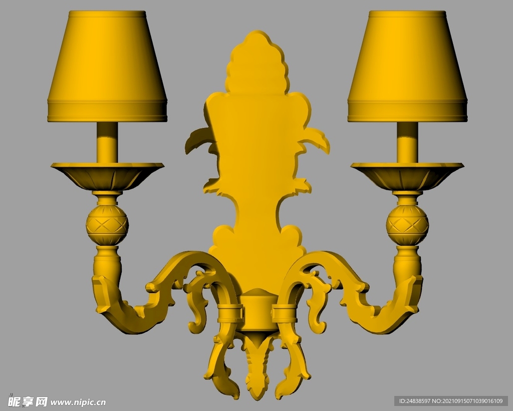 CAD装饰小品3D模型