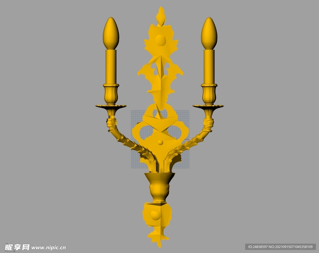 CAD装饰小品3D模型