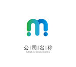 M字母logo 公司标志