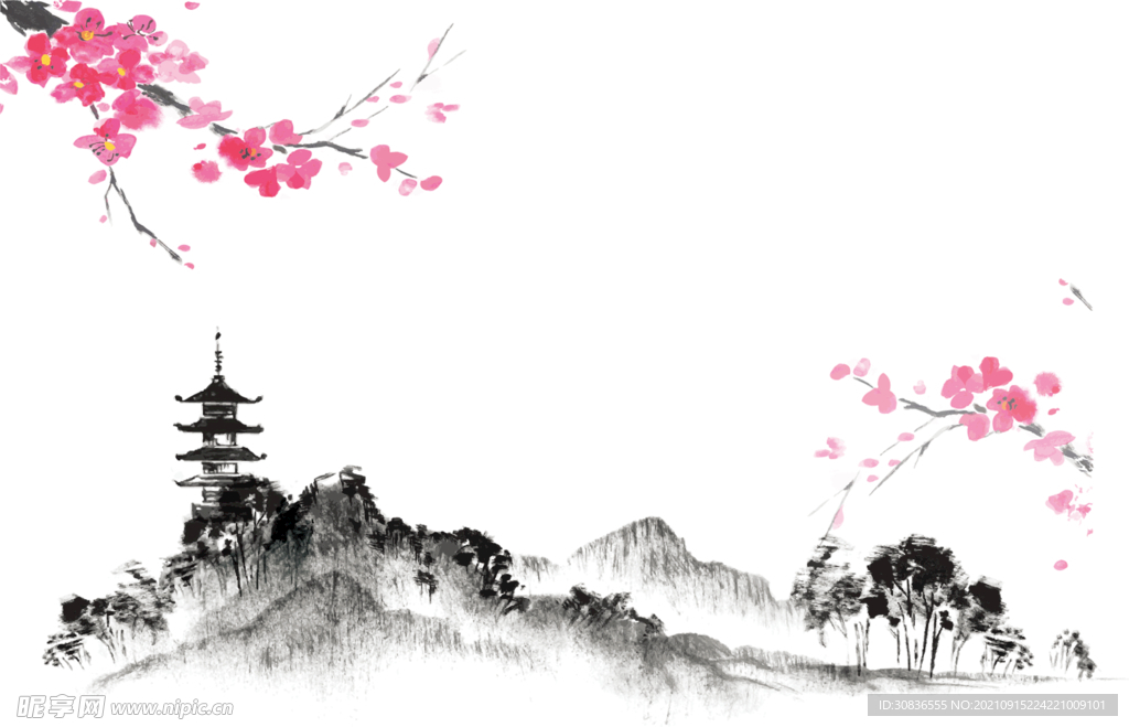梅花素材 