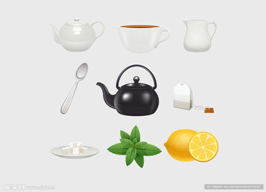英国传统茶点元素