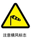 注意横风标志