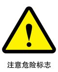 注意危险标志