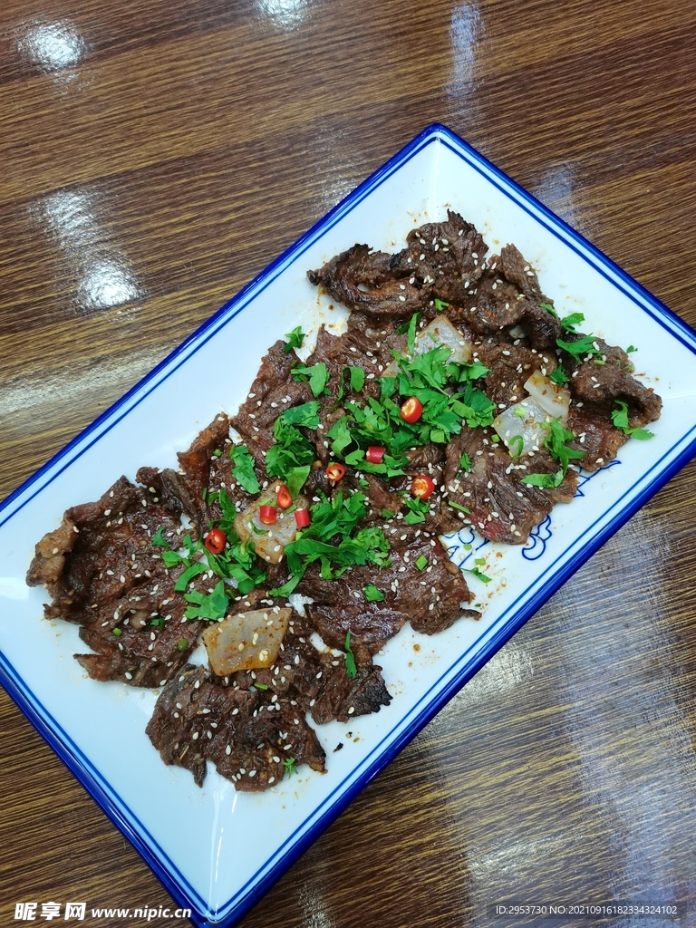 凉拌牛肉