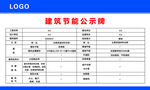 施工建筑工地建筑节能公示牌