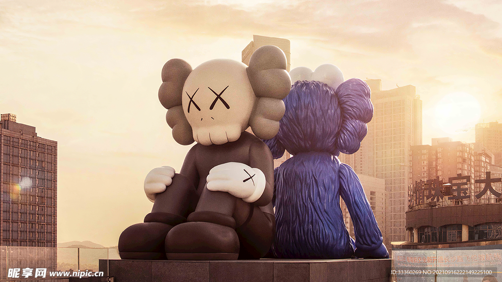 暴力熊KAWS