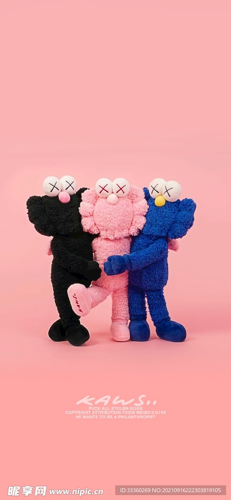 暴力熊 KAWS 卡通