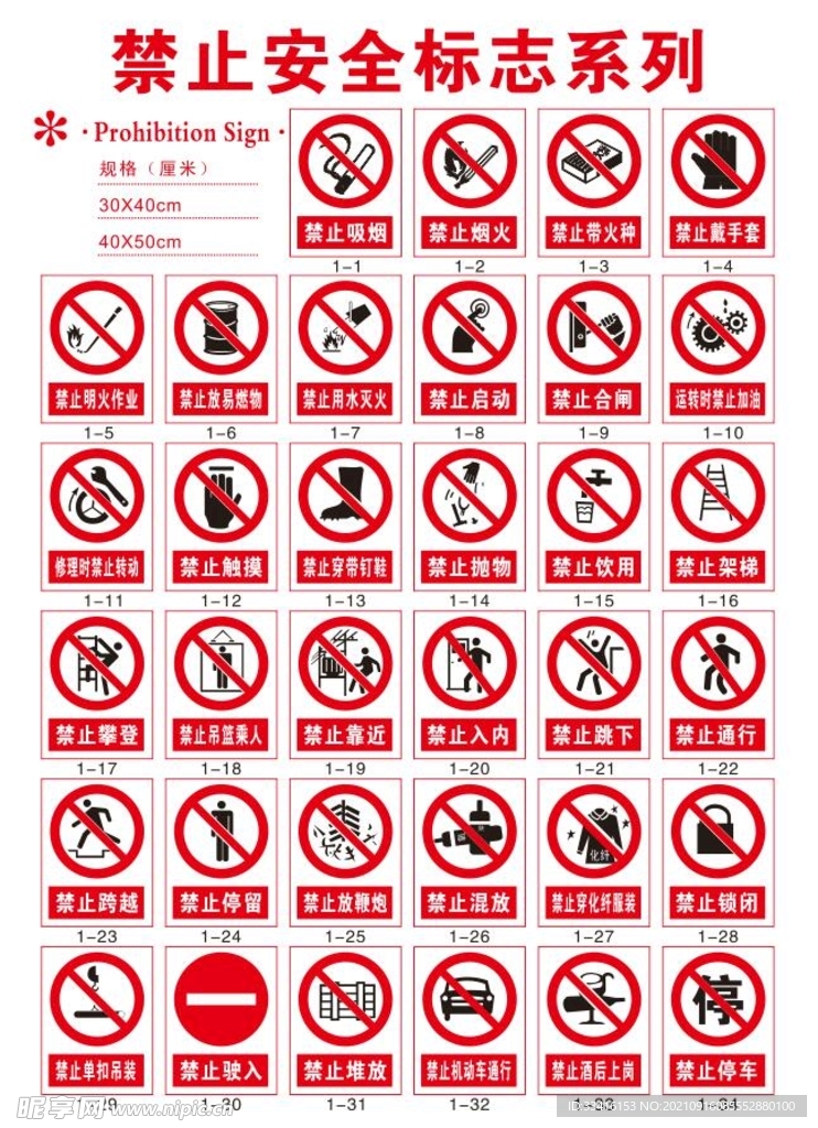 工地安全标志