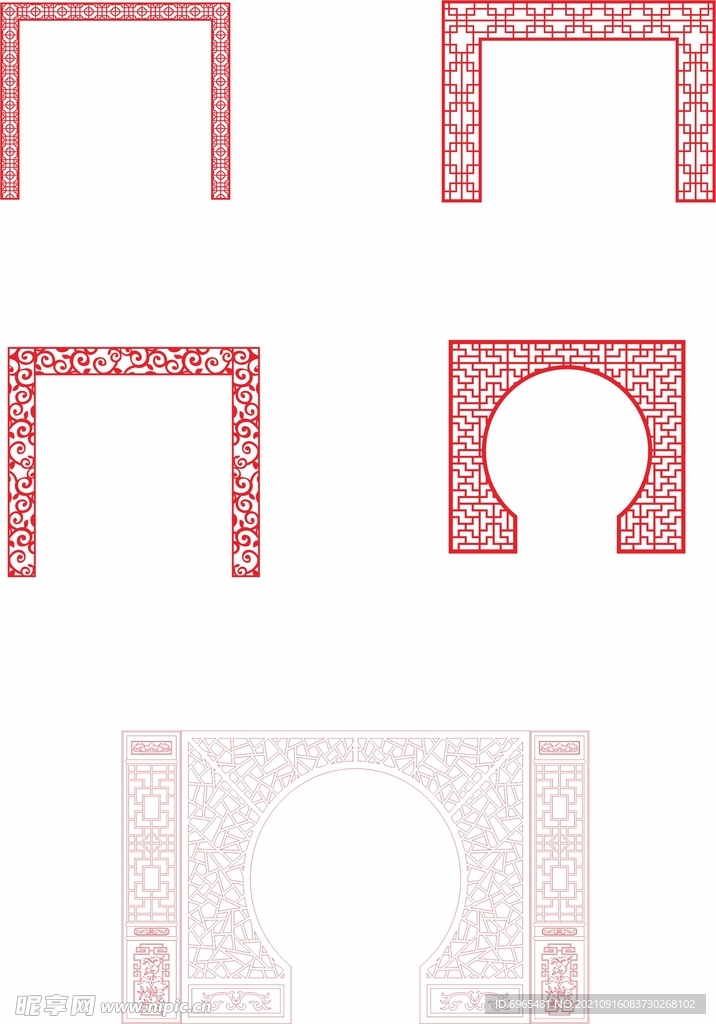雕刻门楣