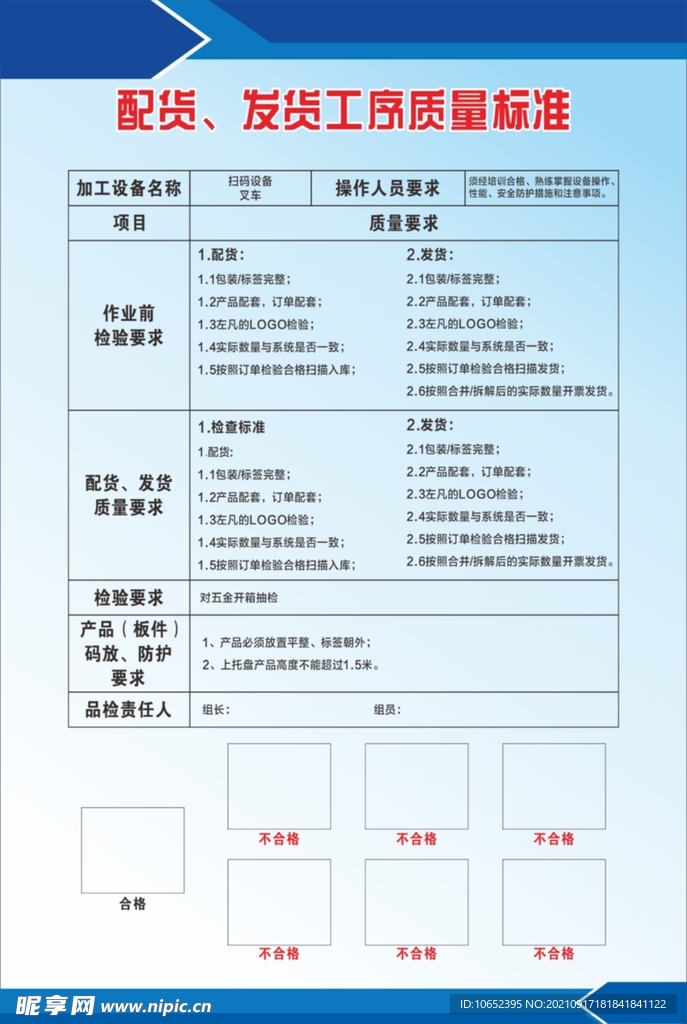 车间配货、发货制度