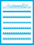 海浪 波纹 