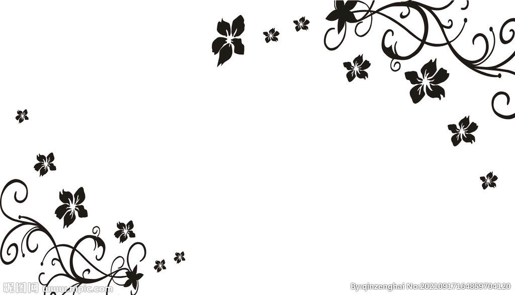 清新对角花