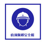 佩戴安全帽