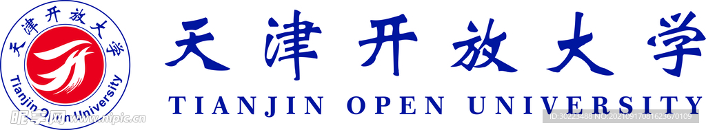 天津开放大学logo