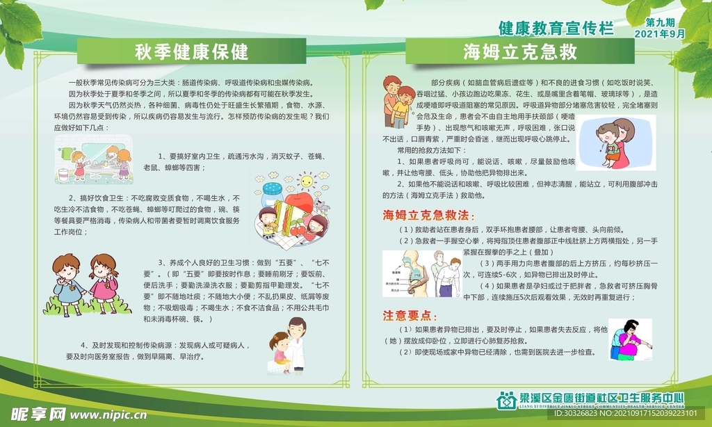 健康教育宣传栏