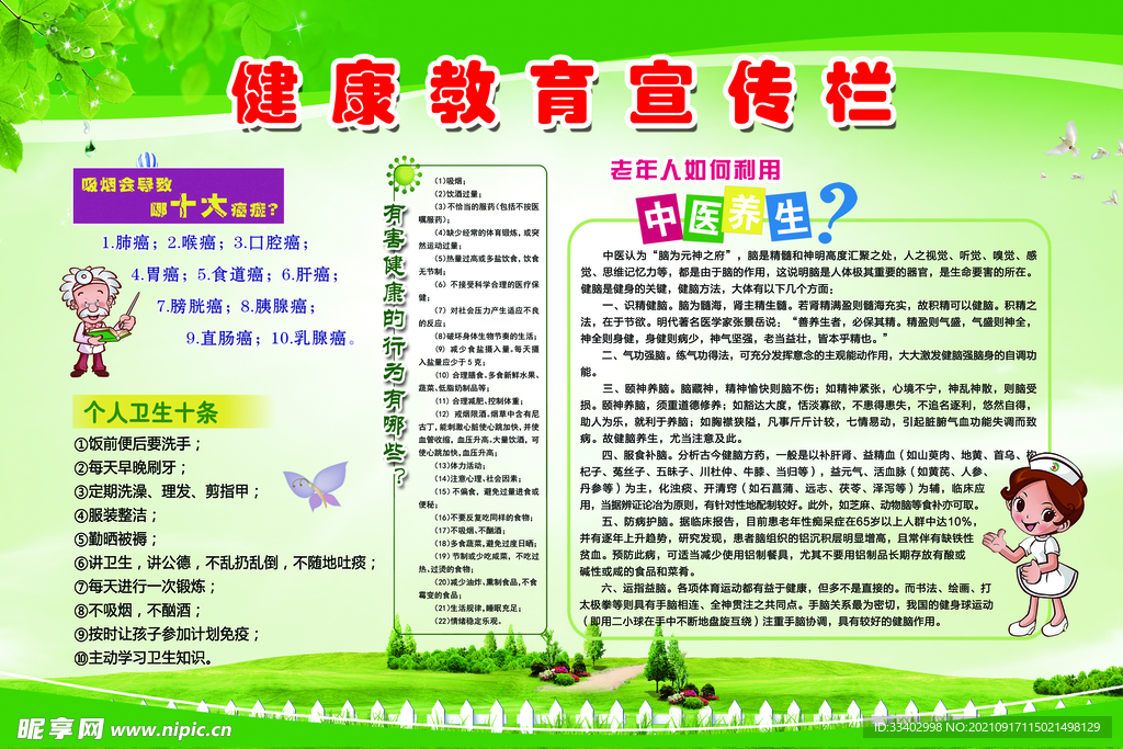 健康教育宣传栏