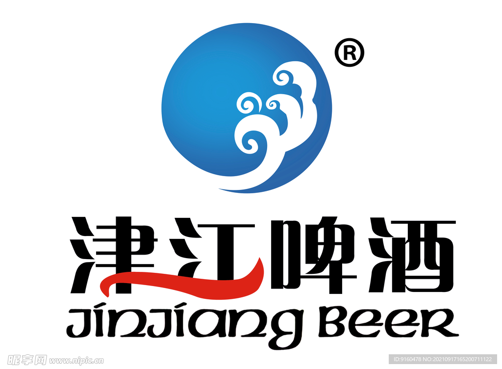 津江啤酒LOGO标志