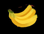 手绘可爱卡通写实水果图香蕉图片