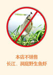禁止售卖食用野生鱼虾